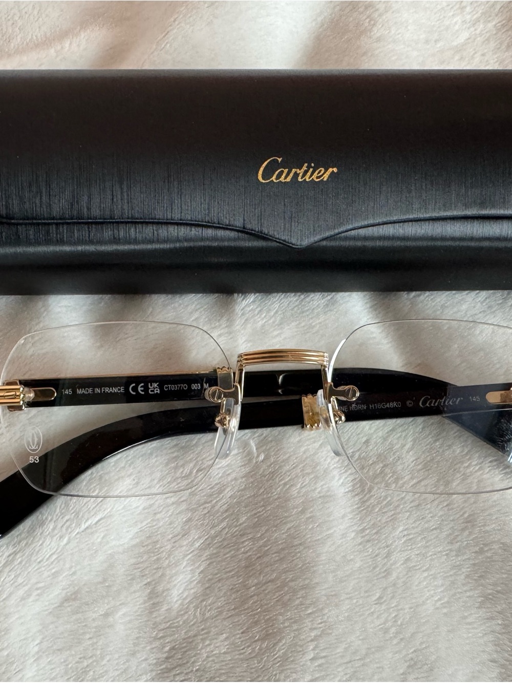 Cartier Rimless Glasses